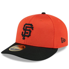 San Francisco Giants 2025 Spring Training Low Profile 59FIFTY Fitted Hat - Orange/Black | New Era