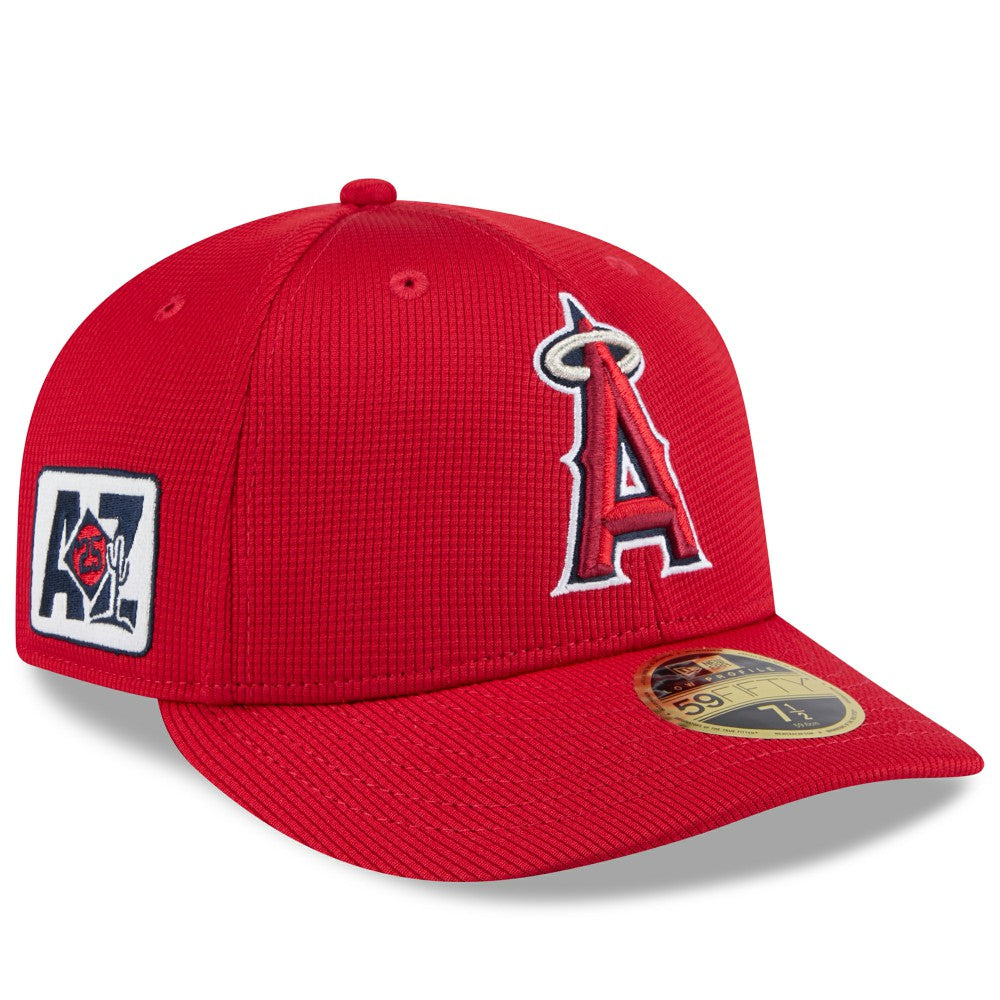 Los Angeles Angels 2025 Spring Training Low Profile 59FIFTY Fitted Hat - Red | New Era