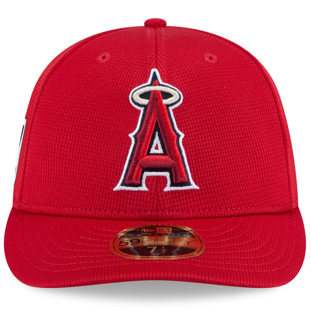 Los Angeles Angels 2025 Spring Training Low Profile 59FIFTY Fitted Hat - Red | New Era