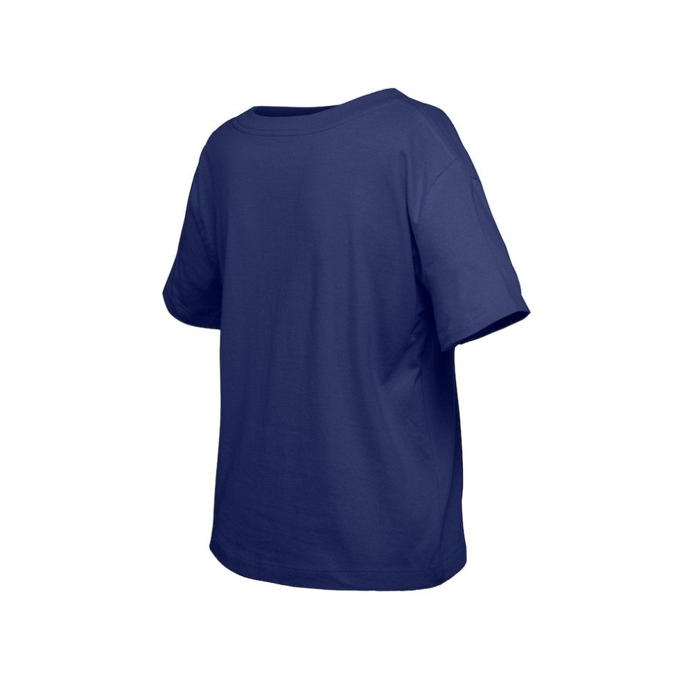 Tampa Bay Lightning New Era Girl's Youth Flip Sequin T-Shirt Blue
