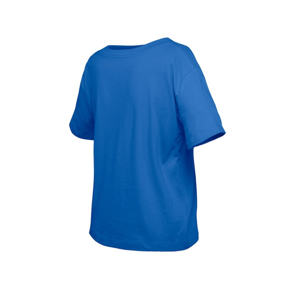 St. Louis Blues New Era Girl's Youth Flip Sequin T-Shirt Blue