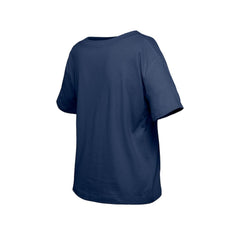Seattle Kraken New Era Girl's Youth Flip Sequin T-Shirt Deep Sea Blue