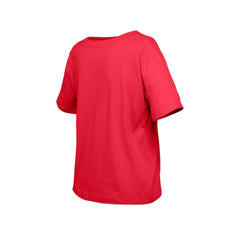 New Jersey Devils New Era Girl's Youth Flip Sequin T-Shirt Red