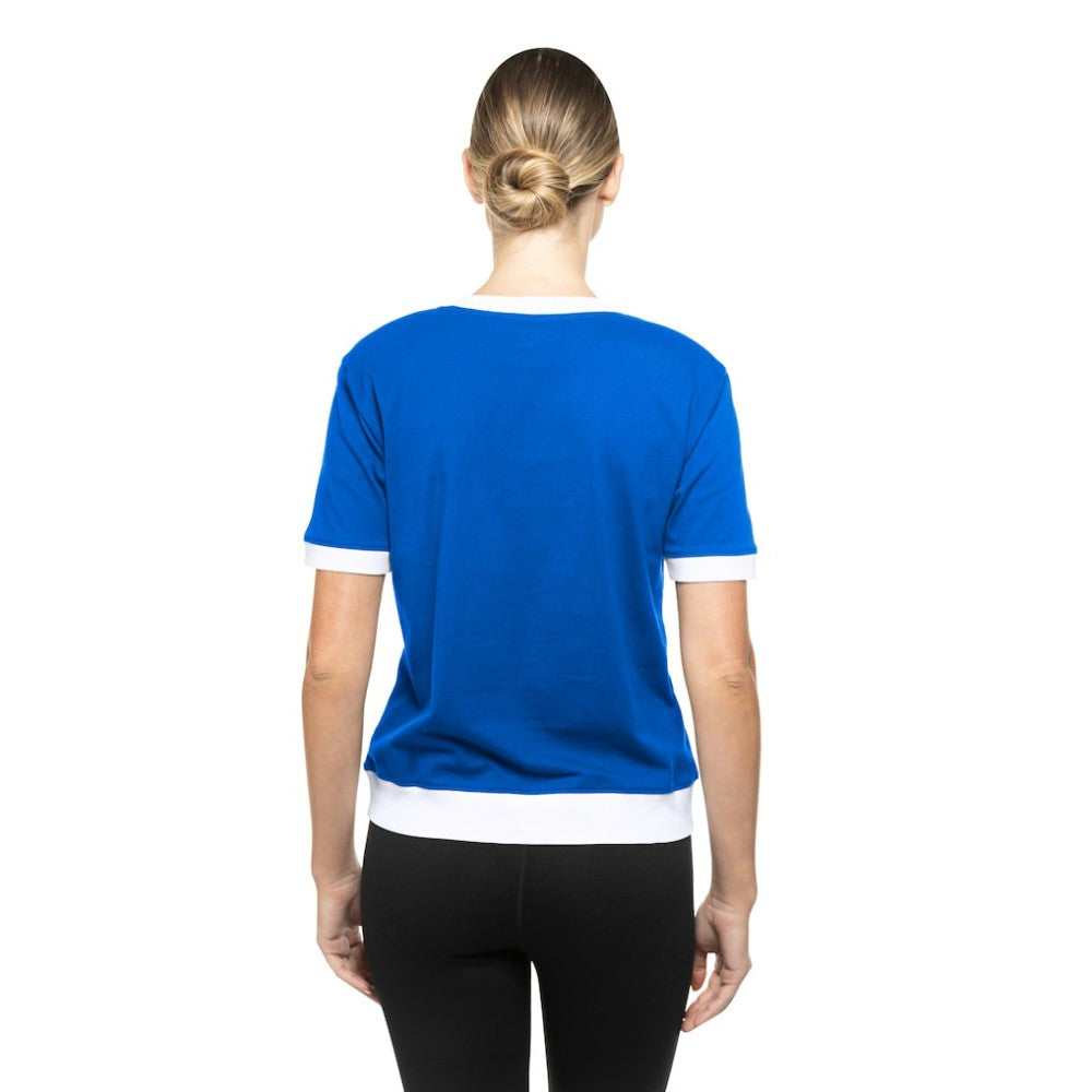 New York Rangers New Era Women's Game Day Rhinestuds T-Shirt Blue