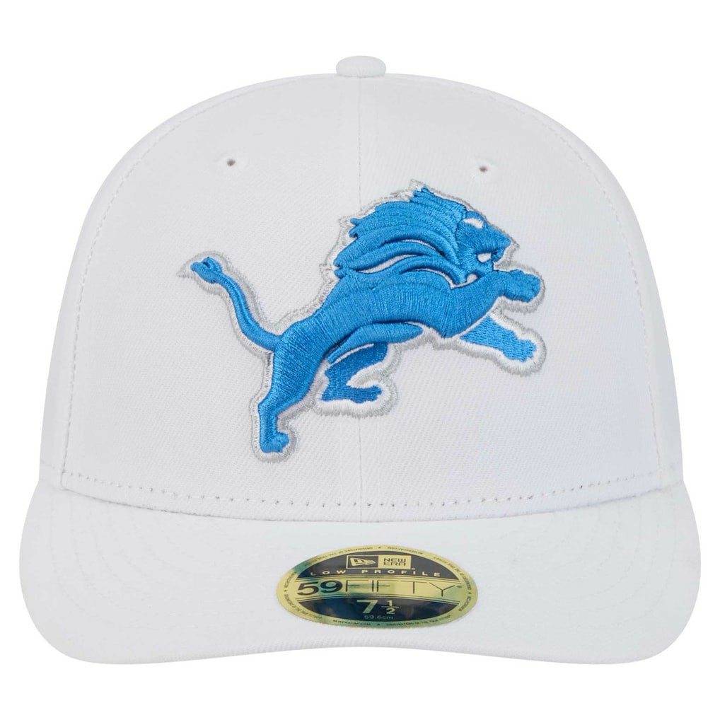 Detroit Lions New Era Omaha Low Profile 59FIFTY Fitted Hat - White outlet