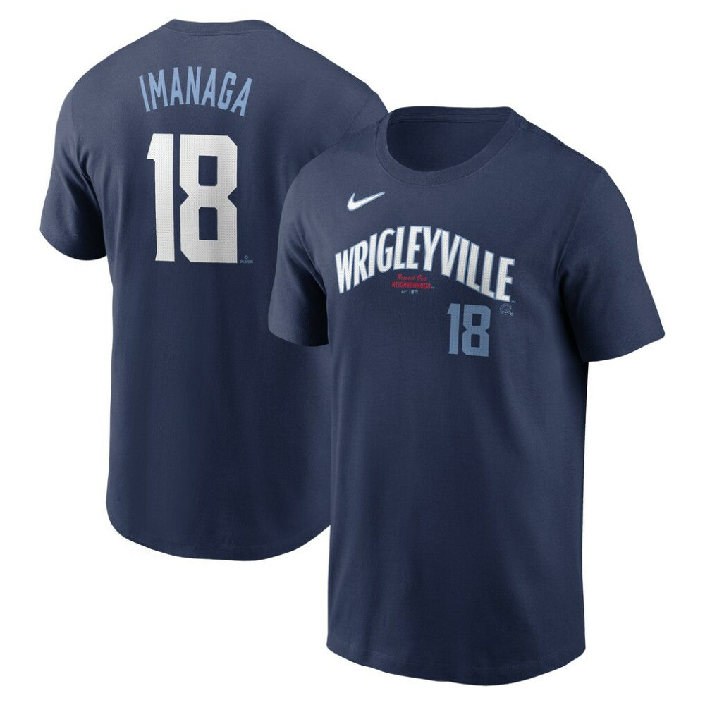 Shōta Imanaga Chicago Cubs Fuse Name & Number T-Shirt - Navy | Nike