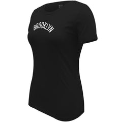 Brooklyn Nets Stadium Essentials Women's Origins Script T-Shirt - Black online