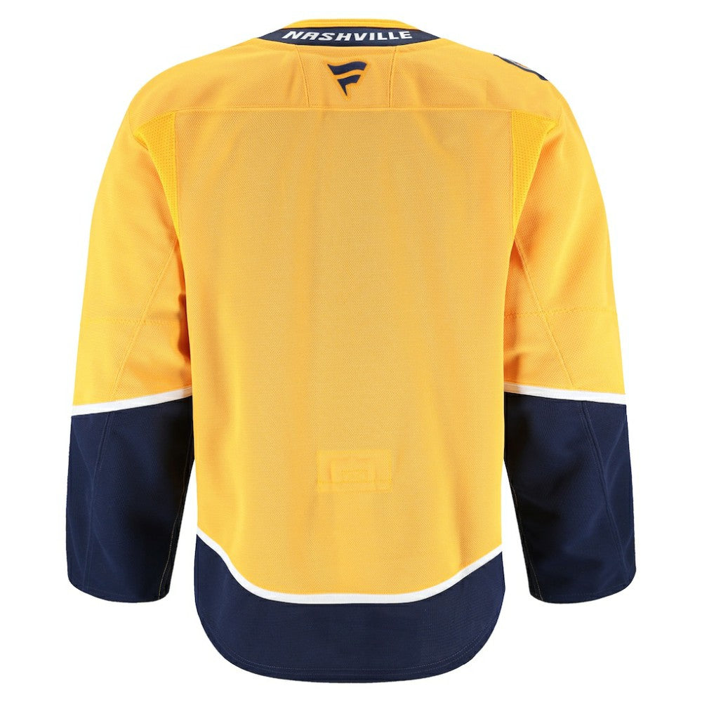 Nashville Predators Fanatics Home Authentic Pro Jersey Yellow