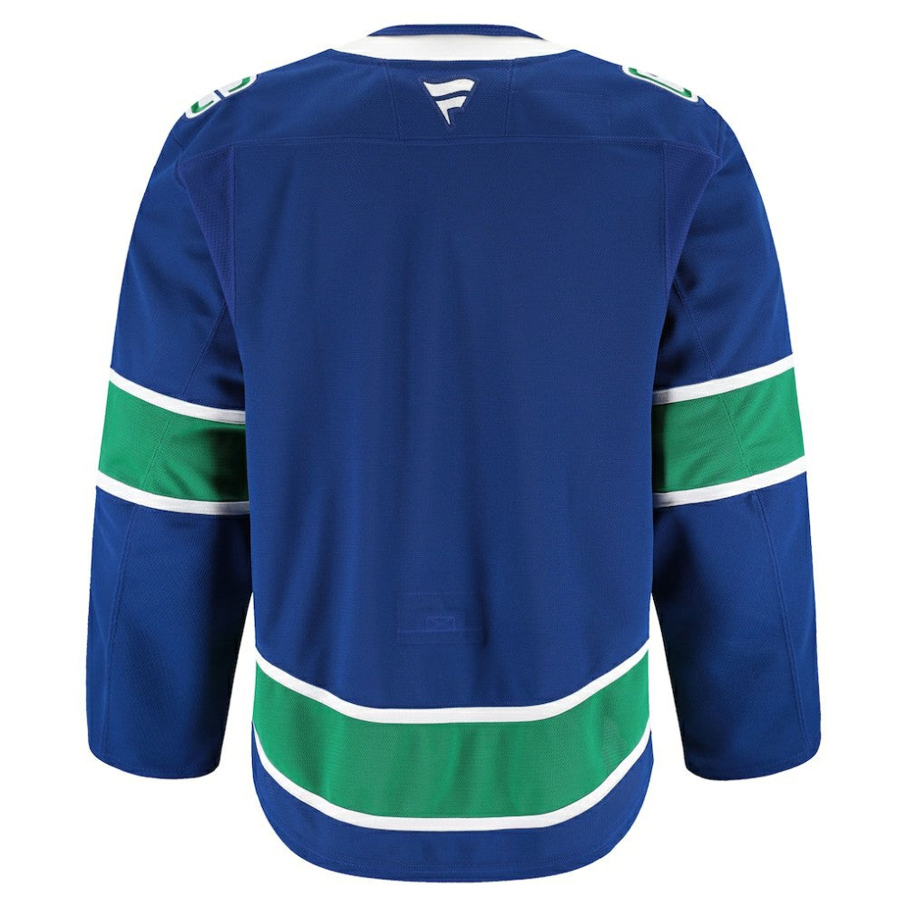 Vancouver Canucks Fanatics Home Authentic Pro Jersey Blue