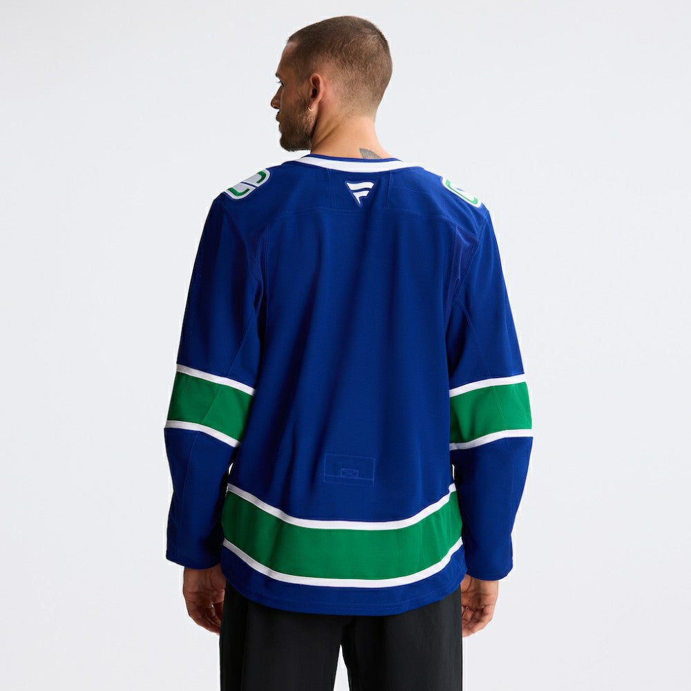 Vancouver Canucks Fanatics Home Authentic Pro Jersey Blue