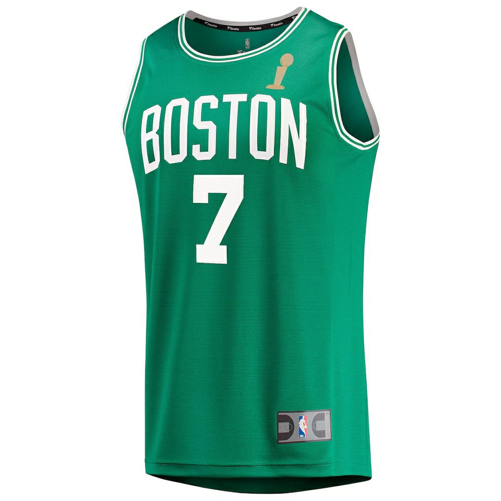 Jaylen Brown Boston Celtics 2024 NBA Finals Champions Fast Break Replica Player Jersey - Kelly Green - Icon Edition | Fanatics discount