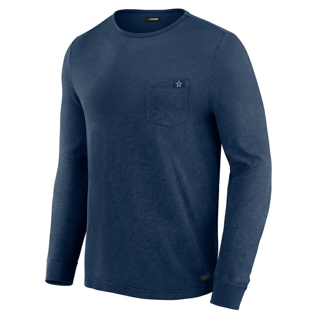 Dallas Cowboys J. Palmer In-The-Pocket Long Sleeve T-Shirt - Navy for sale