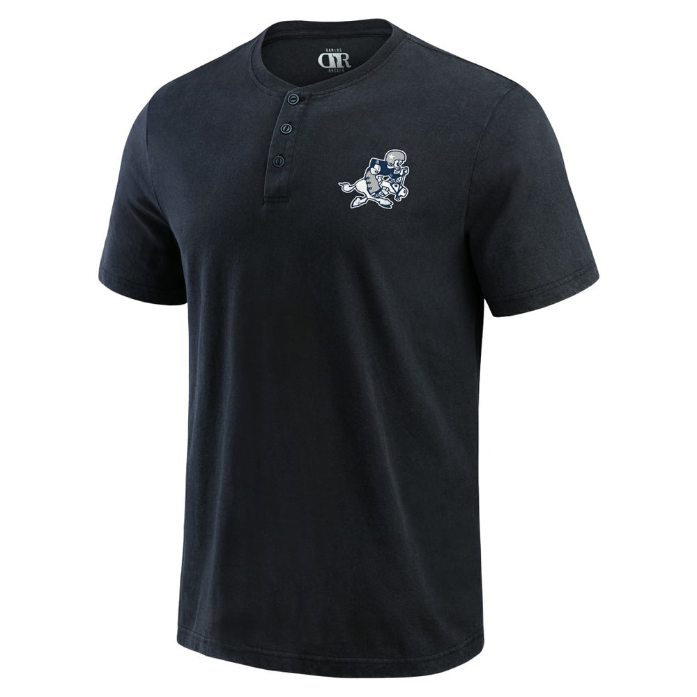 Dallas Cowboys Darius Rucker Collection Washed Henley T-Shirt - Black online