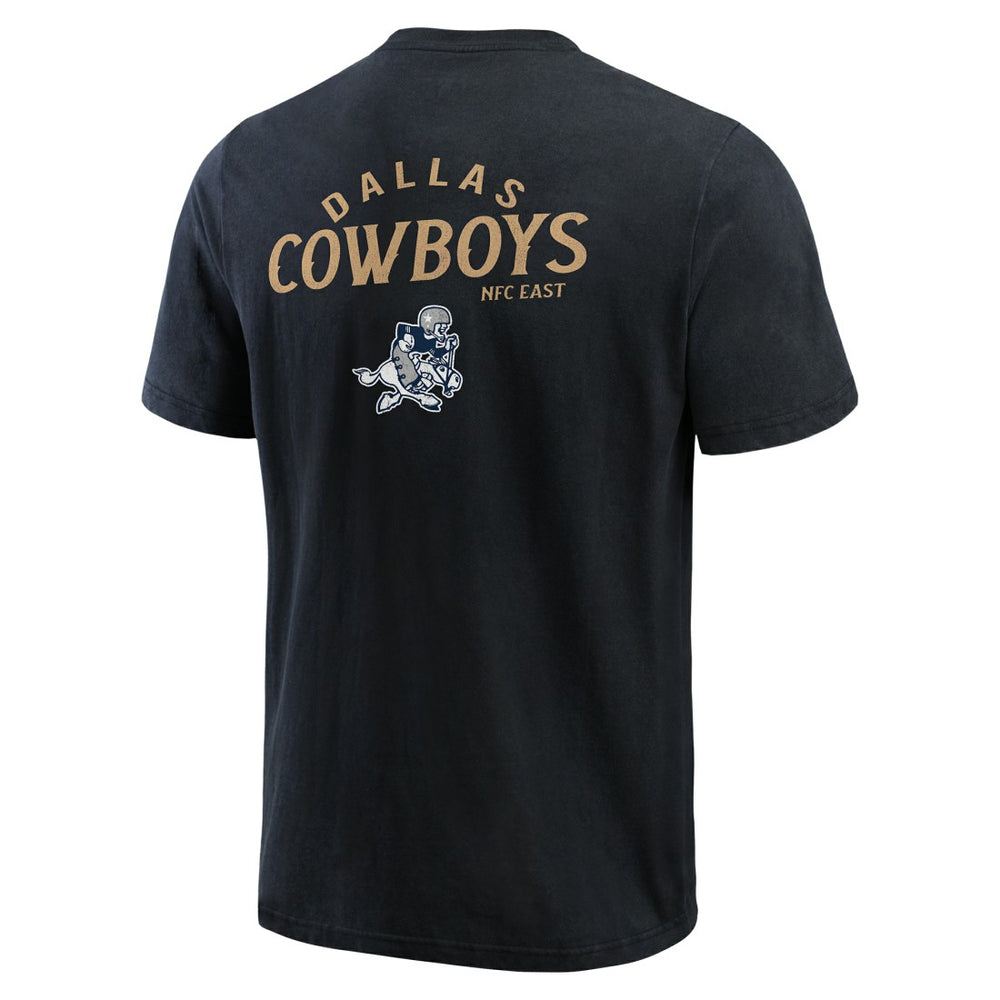 Dallas Cowboys Darius Rucker Collection Washed Henley T-Shirt - Black online
