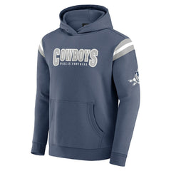 Dallas Cowboys Darius Rucker Collection Throwback Pullover Hoodie - Navy online