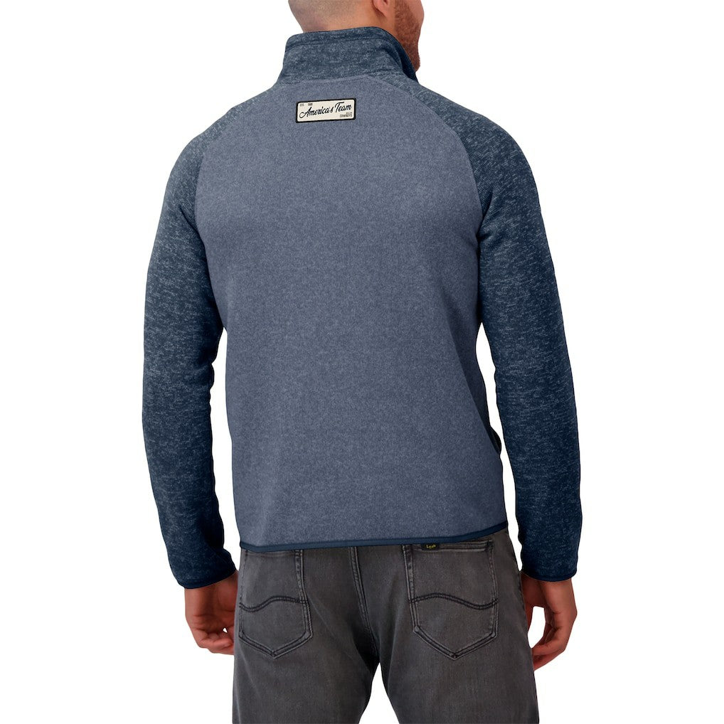 Dallas Cowboys Darius Rucker Collection Tonal Quarter-Zip Jacket - Navy on sale