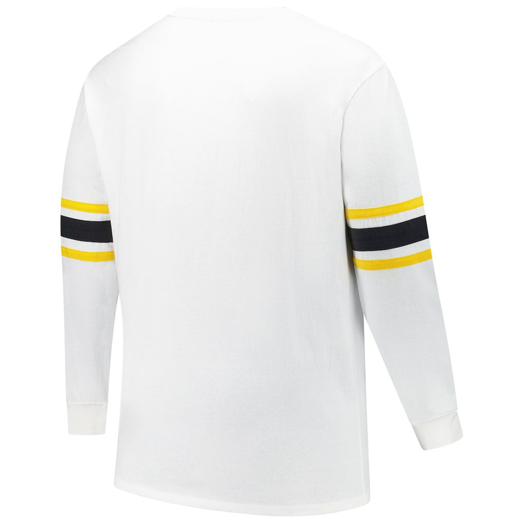 Pittsburgh Steelers '47 Big & Tall Premier Brex Long Sleeve T-Shirt - White on sale