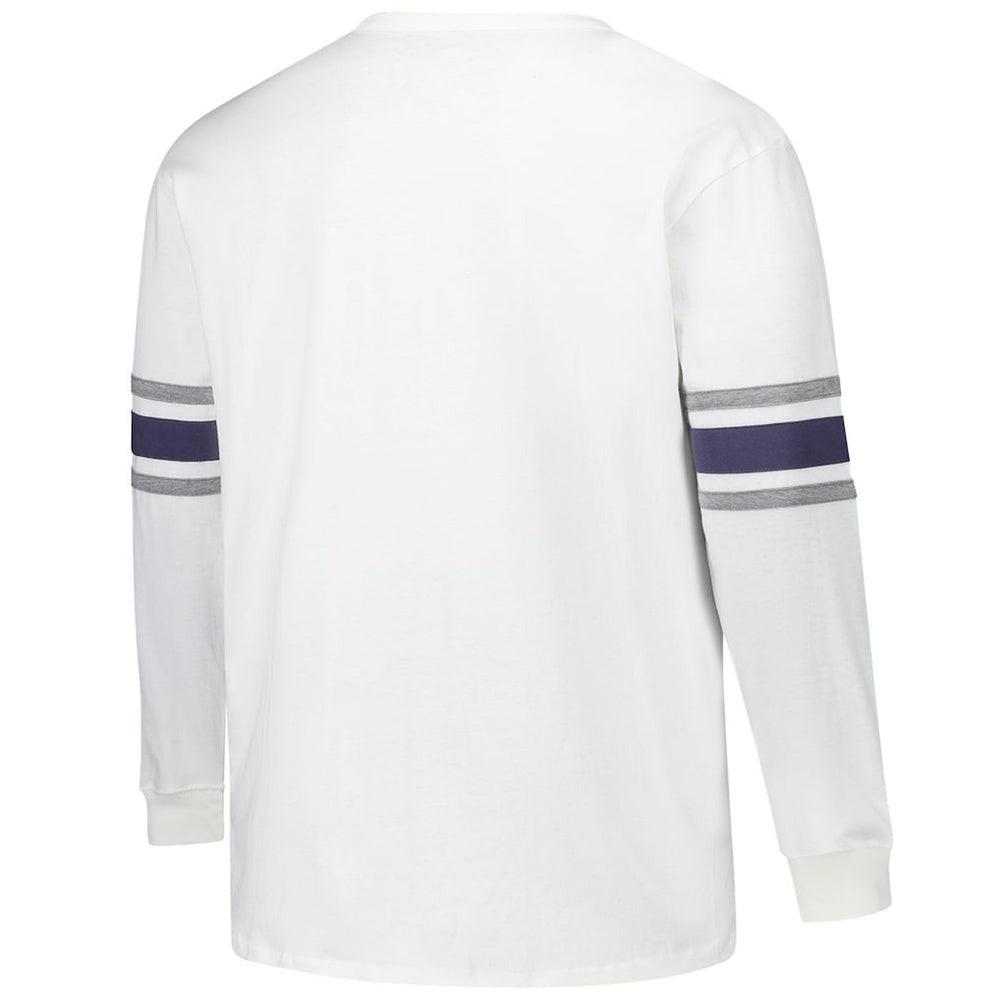 Dallas Cowboys '47 Big & Tall Premier Brex Long Sleeve T-Shirt - White for sale