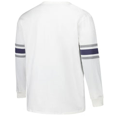 Dallas Cowboys '47 Big & Tall Premier Brex Long Sleeve T-Shirt - White for sale