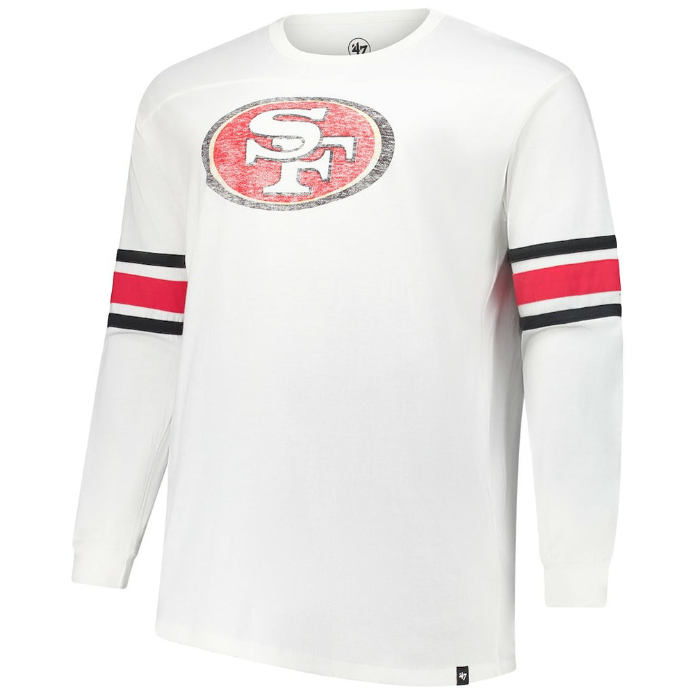San Francisco 49ers '47 Big & Tall Premier Brex Long Sleeve T-Shirt - White cheap