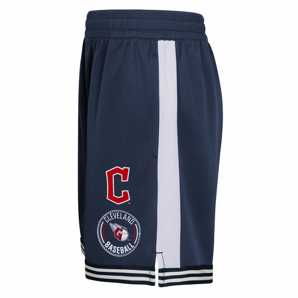 Cleveland Guardians Youth Infielder Shorts - Navy