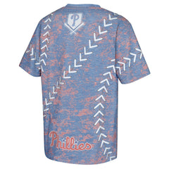 Philadelphia Phillies Youth Slide Score Bold T-Shirt - Royal