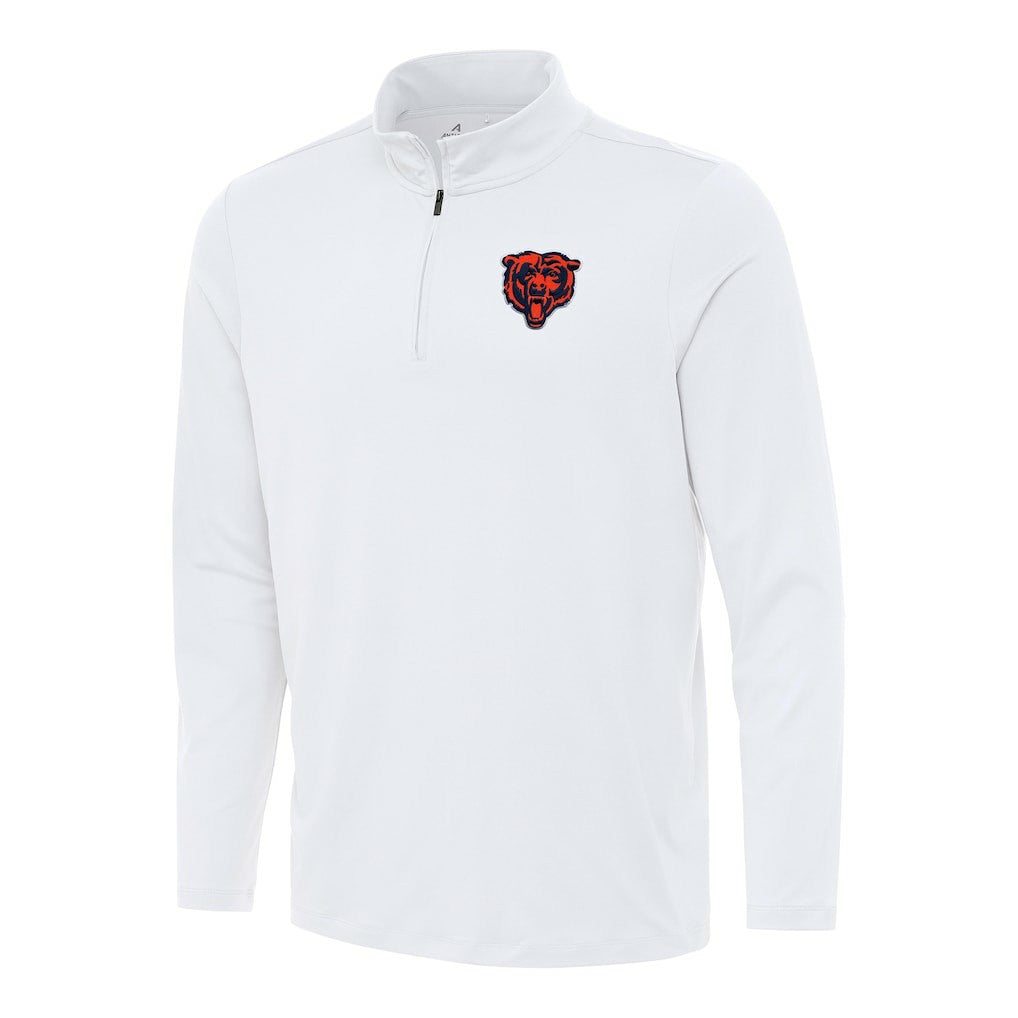 Chicago Bears Antigua Reprocess Quarter-Zip Top - White online