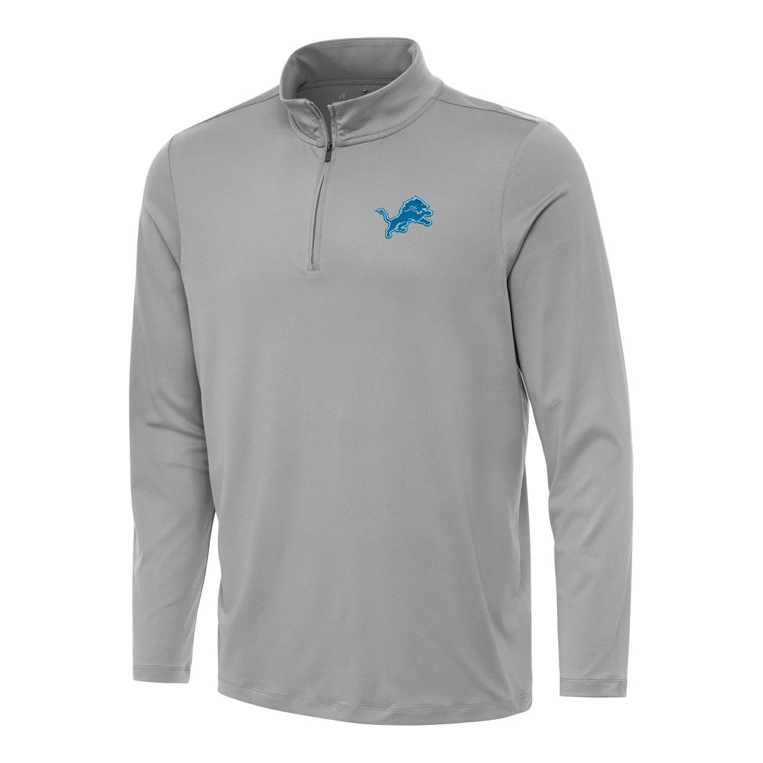 Detroit Lions Antigua Reprocess Quarter-Zip Top - Gray cheap