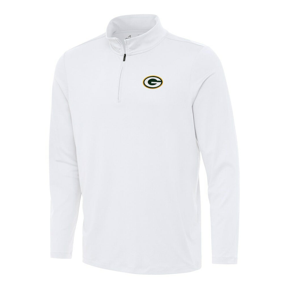 Green Bay Packers Antigua Reprocess Quarter-Zip Top - White cheap