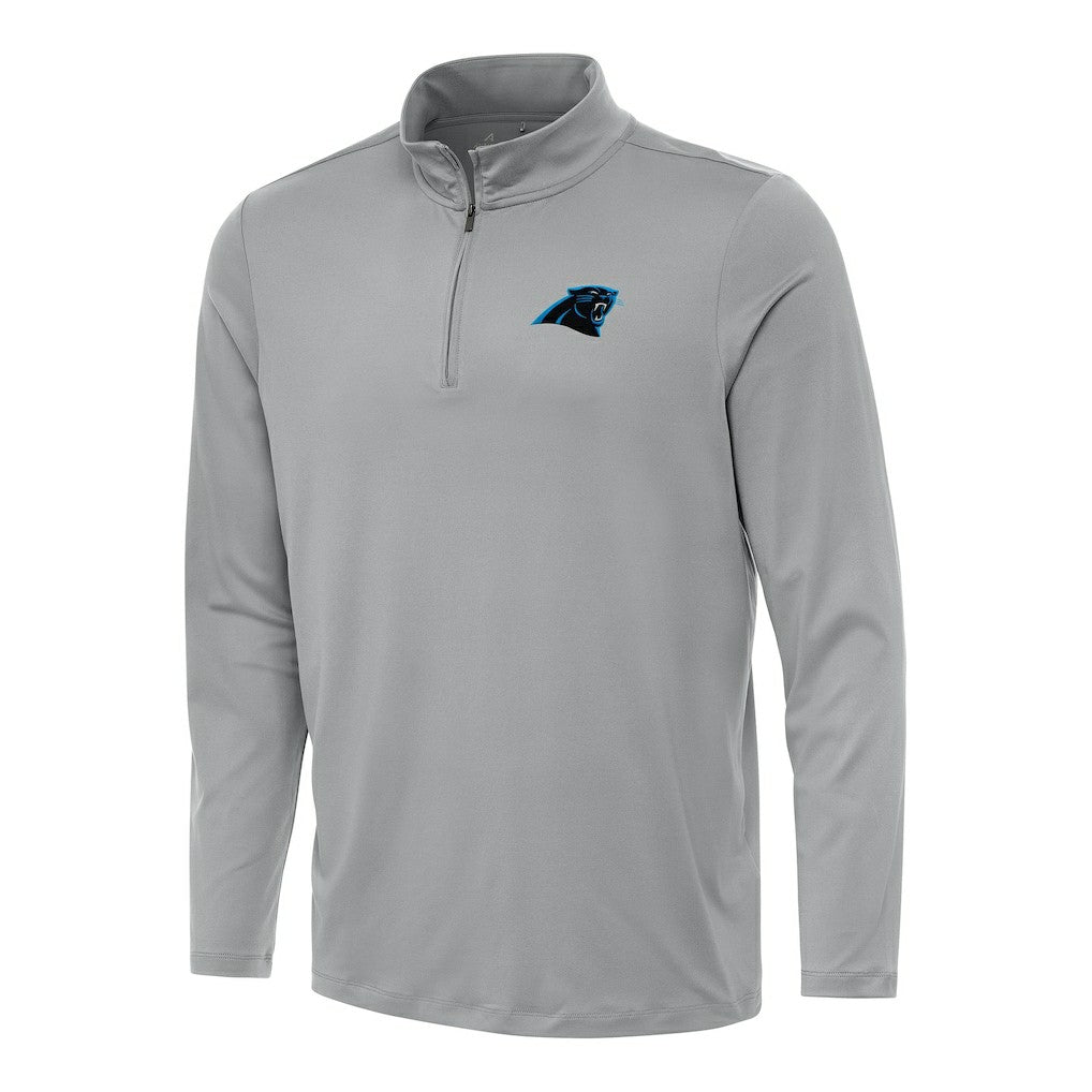 Carolina Panthers Antigua Reprocess Quarter-Zip Top - Gray outlet
