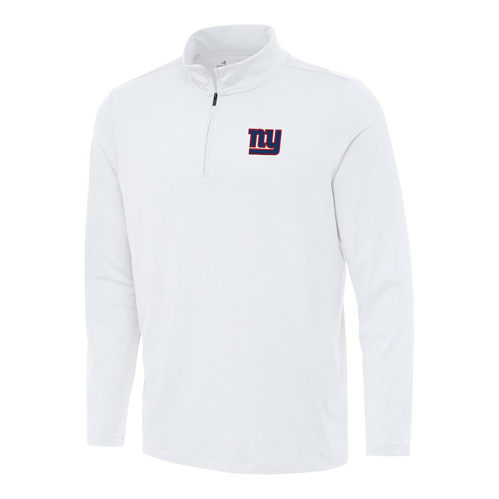 New York Giants Antigua Reprocess Quarter-Zip Top - White for sale
