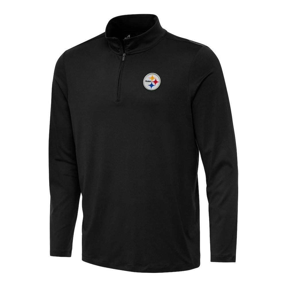 Pittsburgh Steelers Antigua Reprocess Quarter-Zip Top - Black online