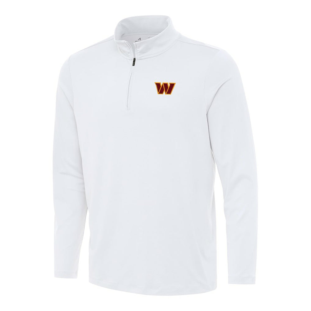 Washington Commanders Antigua Reprocess Quarter-Zip Top - White for sale