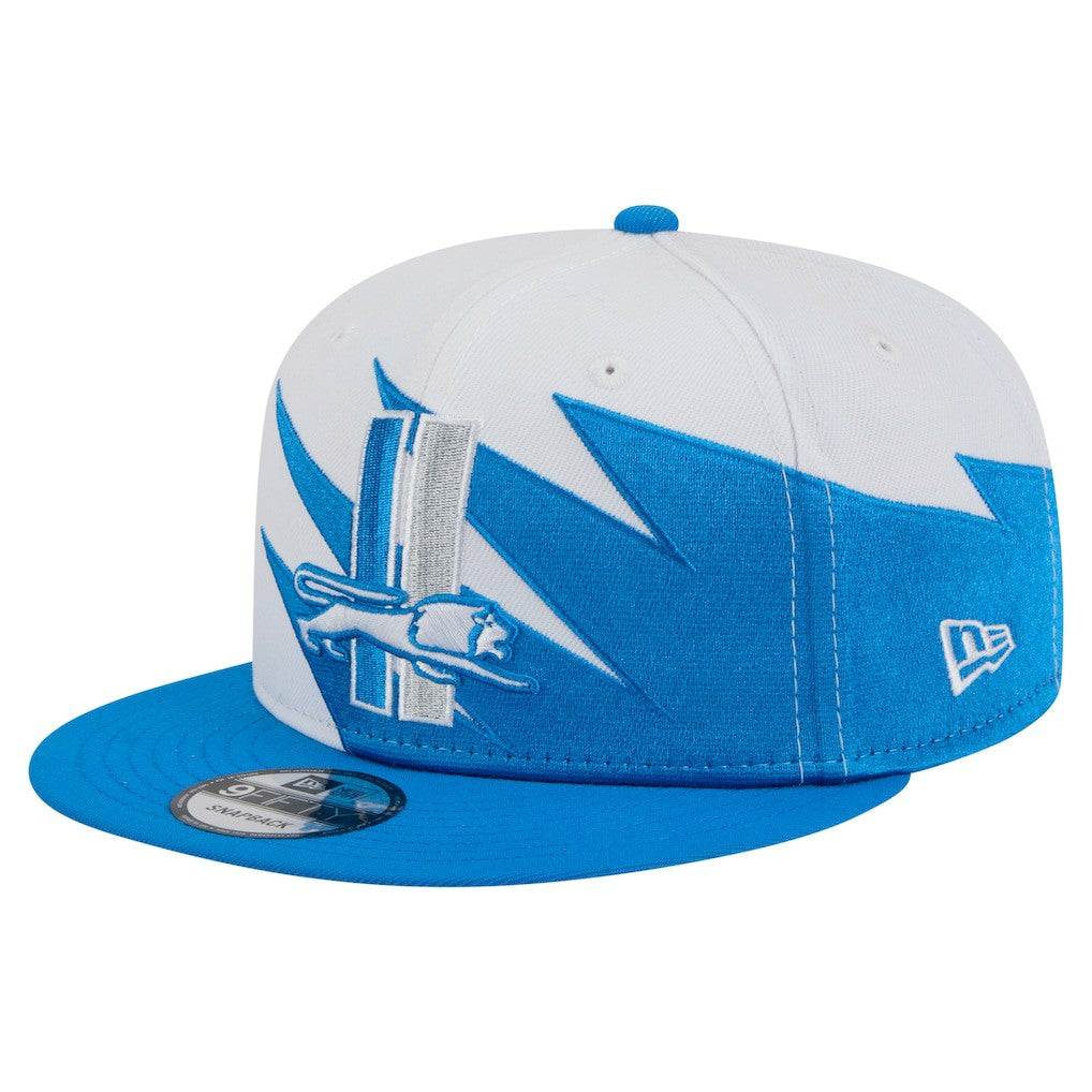 Detroit Lions New Era Throwback Jagged 9FiFTY Snapback Hat - Blue discount