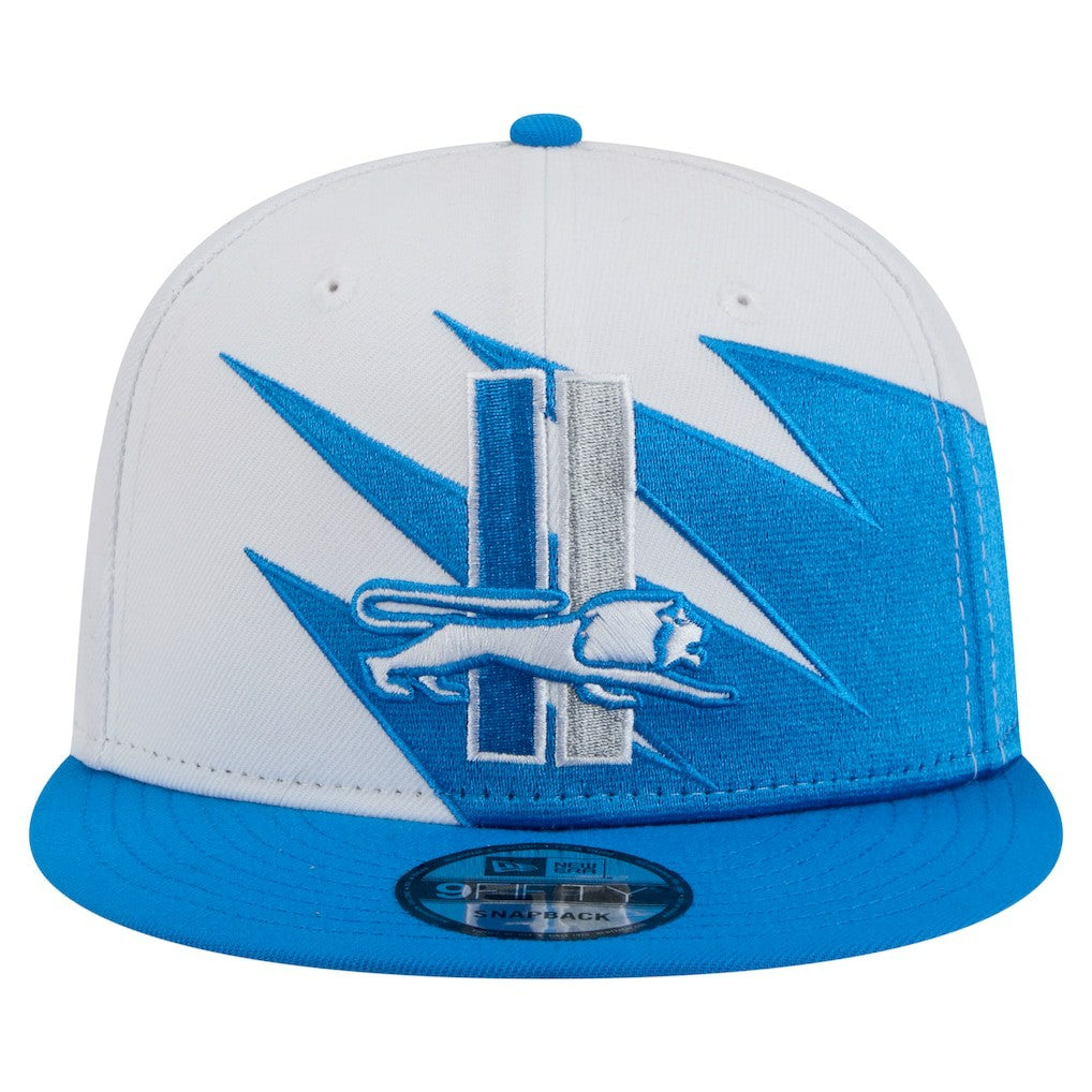 Detroit Lions New Era Throwback Jagged 9FiFTY Snapback Hat - Blue discount
