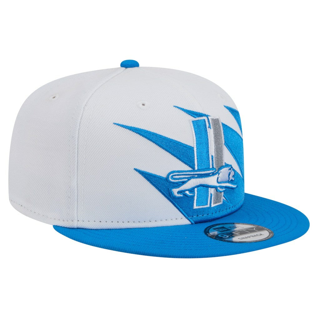 Detroit Lions New Era Throwback Jagged 9FiFTY Snapback Hat - Blue discount