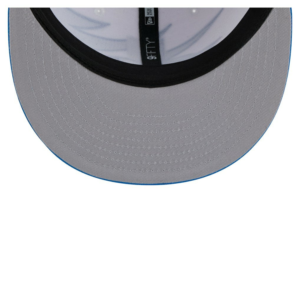 Detroit Lions New Era Throwback Jagged 9FiFTY Snapback Hat - Blue discount