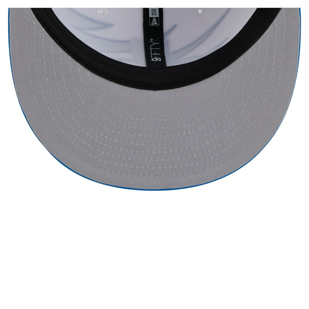 Detroit Lions New Era Throwback Jagged 9FiFTY Snapback Hat - Blue discount