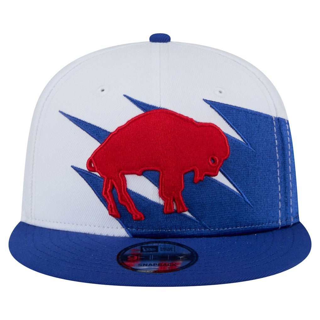 Buffalo Bills New Era Throwback Jagged 9FiFTY Snapback Hat - Royal on sale