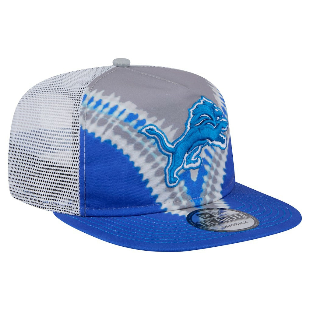 Detroit Lions New Era Throwback Dye Golfer Snapback Hat - Gray/Blue cheap
