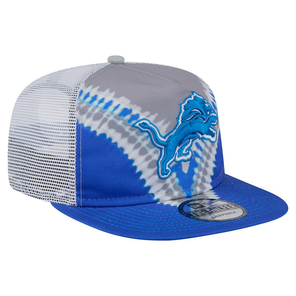 Detroit Lions New Era Throwback Dye Golfer Snapback Hat - Gray/Blue cheap