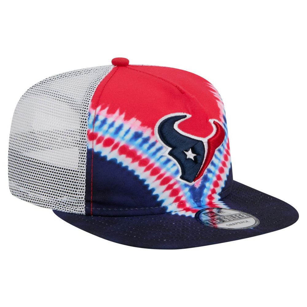 Houston Texans New Era Throwback Dye Golfer Snapback Hat - Red/Navy cheap