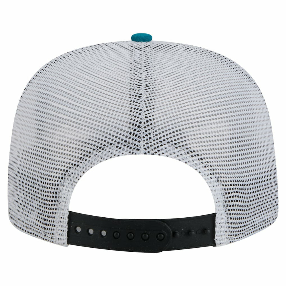Jacksonville Jaguars New Era Throwback Dye Golfer Snapback Hat - Teal/Black online