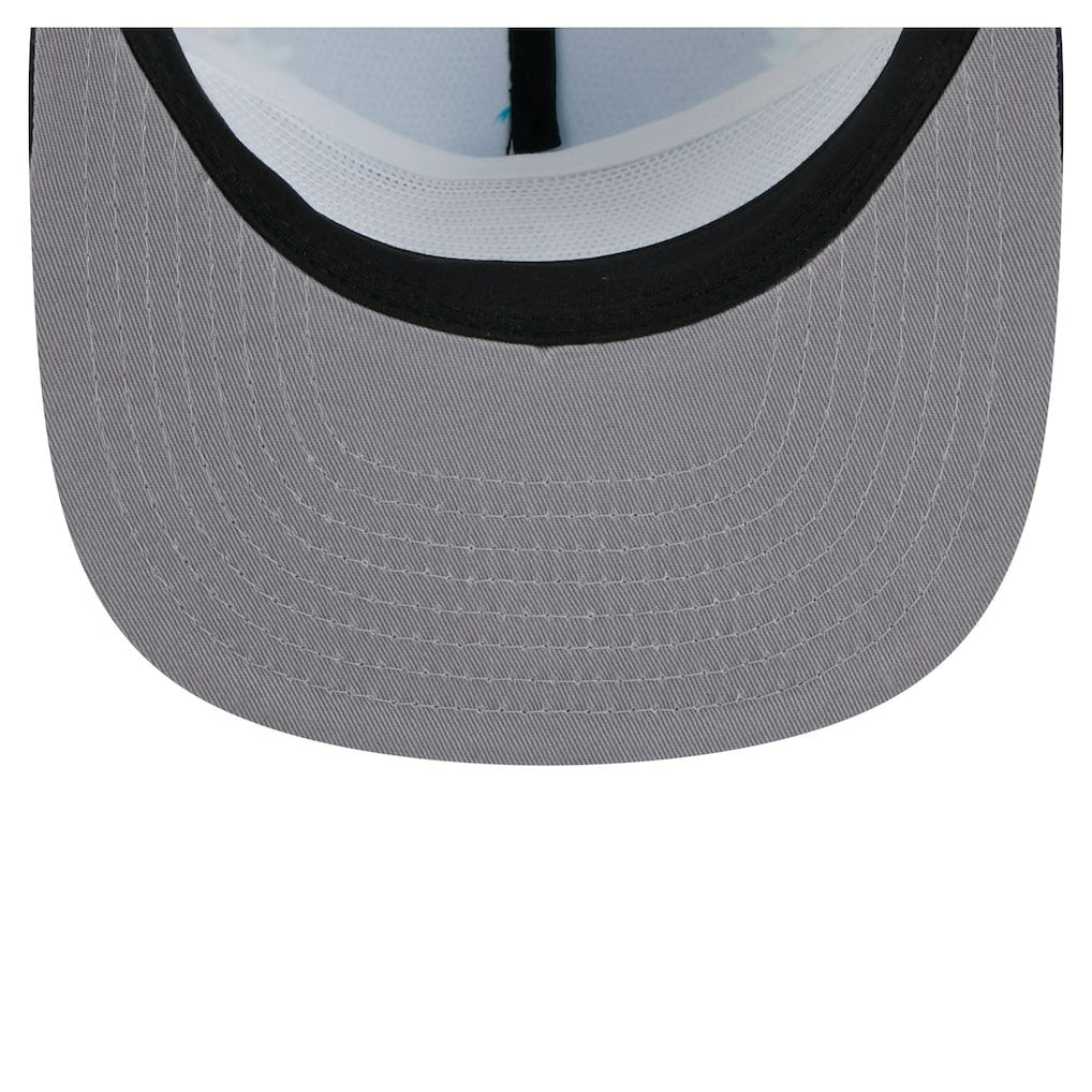 Jacksonville Jaguars New Era Throwback Dye Golfer Snapback Hat - Teal/Black online