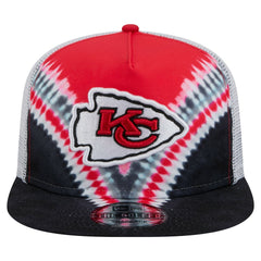 Kansas City Chiefs New Era Throwback Dye Golfer Snapback Hat - Red/Black online