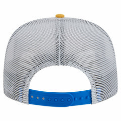 Los Angeles Chargers New Era Throwback Dye Golfer Snapback Hat - Gold/Blue discount