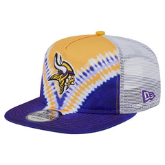 Minnesota Vikings New Era Throwback Dye Golfer Snapback Hat - Gold/Purple sale