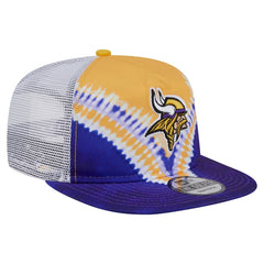 Minnesota Vikings New Era Throwback Dye Golfer Snapback Hat - Gold/Purple sale