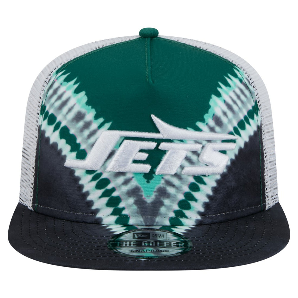 New York Jets New Era Throwback Dye Golfer Snapback Hat - Green/Black cheap
