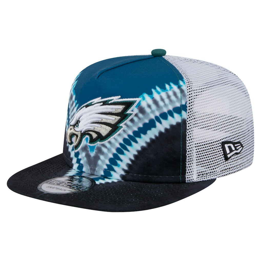 Philadelphia Eagles New Era Throwback Dye Golfer Snapback Hat - Midnight Green/Black outlet